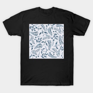 Blue leaves T-Shirt